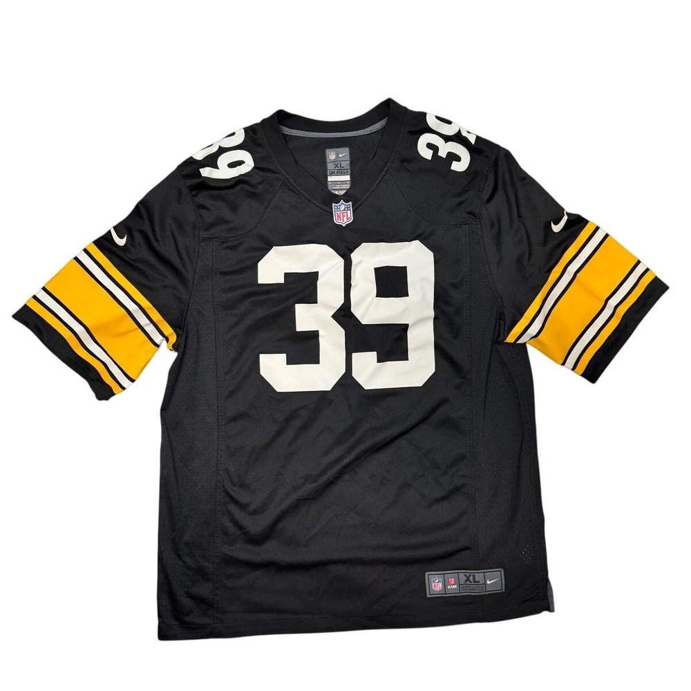 Nike On Field Minkah Fitzpatrick 39 Pittsburgh Steelers NFL Jersey Mens XL Black